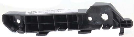 Hyundai Front, Driver Side Bumper Bracket-Steel, Replacement REPH013132