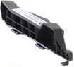 Hyundai Front, Driver Side Bumper Bracket-Steel, Replacement REPH013132