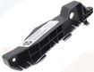 Hyundai Front, Driver Side Bumper Bracket-Steel, Replacement REPH013132