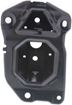 Honda Front, Driver Side Bumper Bracket-Steel, Replacement REPH013168