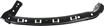 Honda Front, Driver Side Bumper Bracket-Steel, Replacement REPH013174