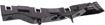 Hyundai Front, Driver Side Bumper Bracket-Plastic, Replacement REPH013178