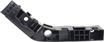 Hyundai Front, Driver Side Bumper Bracket-Plastic, Replacement REPH013178