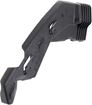Hyundai Front, Driver Side Bumper Bracket-Plastic and Fiberglass, Replacement REPH013194