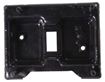Hyundai Rear, Driver Side Bumper Bracketr Bracket-Steel, Replacement REPH762702