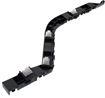 Honda Rear, Passenger Side Bumper Bracketmper Bracket-Plastic, Replacement REPH762711