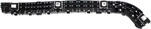 Honda Rear, Driver Side Bumper Bracketr Bracket-Plastic, Replacement REPH762718