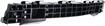 Honda Rear, Passenger Side Bumper Bracketmper Bracket-Plastic, Replacement REPH762719