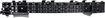 Honda Rear, Passenger Side Bumper Bracketmper Bracket-Plastic, Replacement REPH762719
