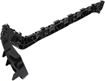 Honda Rear, Driver Side Bumper Bracketr Bracket-Plastic, Replacement REPH762726