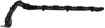 Honda Rear, Driver Side Bumper Bracketr Bracket-Plastic, Replacement REPH762726