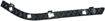 Hyundai Rear, Passenger Side Bumper Bracketmper Bracket-Plastic, Replacement REPH762733