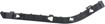 Hyundai Rear, Passenger Side Bumper Bracketmper Bracket-Plastic, Replacement REPH762733