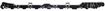 Honda Rear, Passenger Side Bumper Bracketmper Bracket-Plastic, Replacement REPH762735