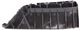 Infiniti Front, Passenger Side Bumper Bracket-Steel, Replacement REPI013137