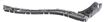 Jaguar Rear, Passenger Side Bumper Bracketmper Bracket-Plastic, Replacement REPJ762701