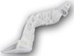 Mazda Rear, Driver Side Bumper Bracketr Bracket-Steel, Replacement REPM762704
