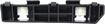 Hyundai Rear, Passenger Side Bumper Bracketmper Bracket-Plastic, Replacement RH76270001