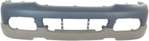 Ford Front Bumper Cover-Primed top; Textured bottom, Plastic, Replacement F010310