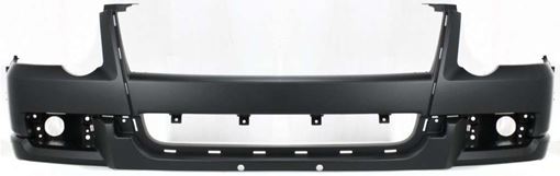 Ford Front, Upper Bumper Cover-Primed, Plastic, Replacement F010354PQ