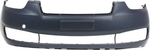 Hyundai Front Bumper Cover-Primed, Plastic, Replacement H010357PQ