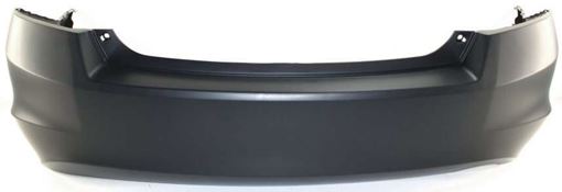 Bumper Cover, Accord 08-12 Rear Bumper Cover, Primed, W/ Single Exhaust Hole, 4 Cyl, Sedan, Replacement H760154P