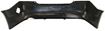 Bumper Cover, Accord 08-12 Rear Bumper Cover, Primed, W/ Single Exhaust Hole, 4 Cyl, Sedan, Replacement H760154P