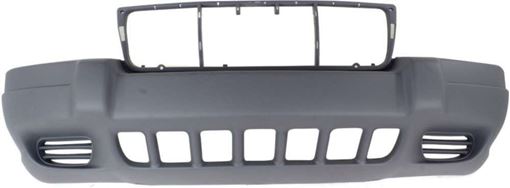 Jeep Front Bumper Cover-Textured, Plastic, Replacement JP3112