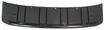 Nissan Front, Lower Bumper Cover-Black, Plastic, Replacement N015904