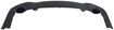 Acura Rear, Lower Bumper Cover-Textured, Plastic, Replacement RA76010007