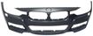 Bumper Cover, 3-Series 13-18 Front Bumper Cover, Prmd, W/ M Sport Line, W/ Hlw Holes, W/O Pdc Snsr Holes, Sdn/Wgn, Replacement REPB010395P