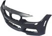 Bumper Cover, 3-Series 13-18 Front Bumper Cover, Prmd, W/ M Sport Line, W/ Hlw Holes, W/O Pdc Snsr Holes, Sdn/Wgn, Replacement REPB010395P