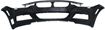 Bumper Cover, 3-Series 13-18 Front Bumper Cover, Prmd, W/ M Sport Line, W/ Hlw Holes, W/O Pdc Snsr Holes, Sdn/Wgn, Replacement REPB010395P