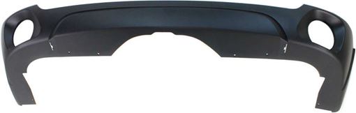 BMW Rear, Lower Bumper Cover-Textured, Plastic, Replacement REPB760145