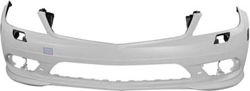 Mercedes Benz Front Bumper Cover-Primed, Plastic, Replacement REPBZ010308P