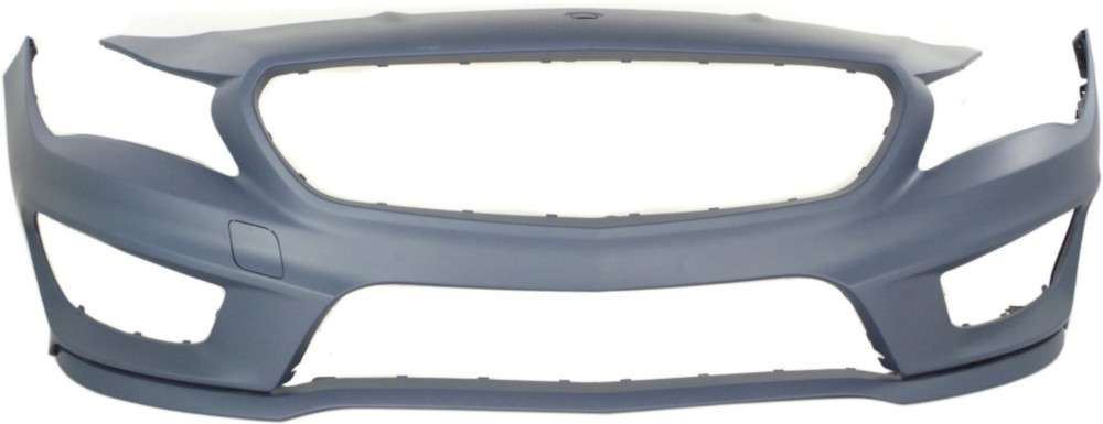 Complete Front Bumper Cover & Headlights Kit For 2012-2014 Toyota Camry – Primed & Chrome 7-Piece Set