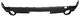 Cadillac Rear, Lower Bumper Cover-Textured, Plastic, Replacement REPC760144P