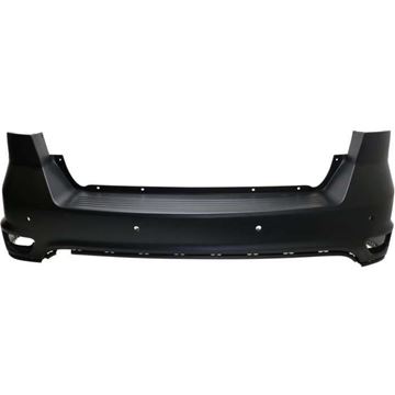 Dodge Rear, Upper Bumper Cover-Primed, Plastic, Replacement REPD760146PQ