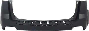 GMC Rear, Upper Bumper Cover-Primed, Plastic, Replacement REPG760103P