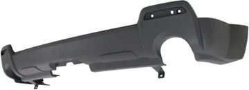 GMC Rear, Lower Bumper Cover-Textured, Plastic, Replacement REPG760107Q