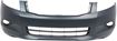 Bumper Cover, Accord 08-10 Front Bumper Cover, Primed, W/ Fog Light Holes, 6 Cyl, Sedan, Replacement REPH010303P