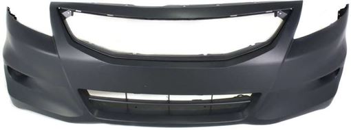 Bumper Cover, Accord 11-12 Front Bumper Cover, Primed, W/ Fog Light Holes, Coupe, Replacement REPH010320P