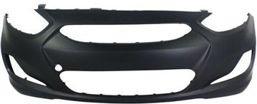 Hyundai Front Bumper Cover-Primed, Plastic, Replacement REPH010364PQ