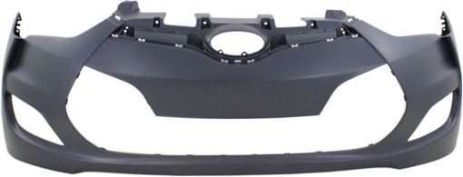 Hyundai Front Bumper Cover-Primed, Plastic, Replacement REPH010382P