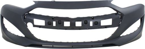 Hyundai Front Bumper Cover-Primed, Plastic, Replacement REPH010384P