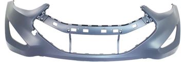 Hyundai Front Bumper Cover-Primed, Plastic, Replacement REPH010395P