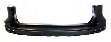 Honda Rear, Upper Bumper Cover-Primed, Plastic, Replacement REPH760106PQ