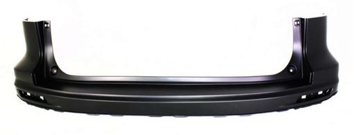 Honda Rear, Upper Bumper Cover-Primed, Plastic, Replacement REPH760106PQ