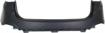 Hyundai Rear, Upper Bumper Cover-Primed, Plastic, Replacement REPH760146P