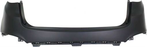 Hyundai Rear, Upper Bumper Cover-Primed, Plastic, Replacement REPH760146P